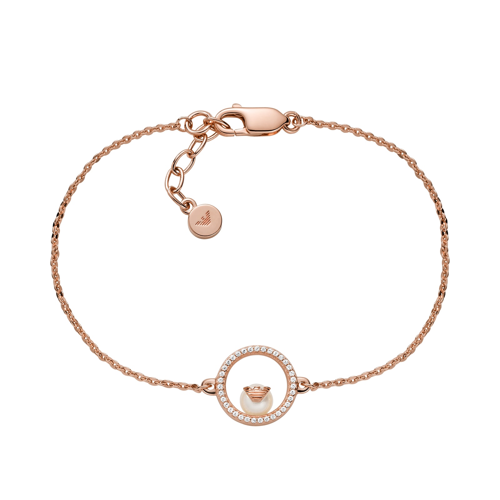 armani bracelet rose gold