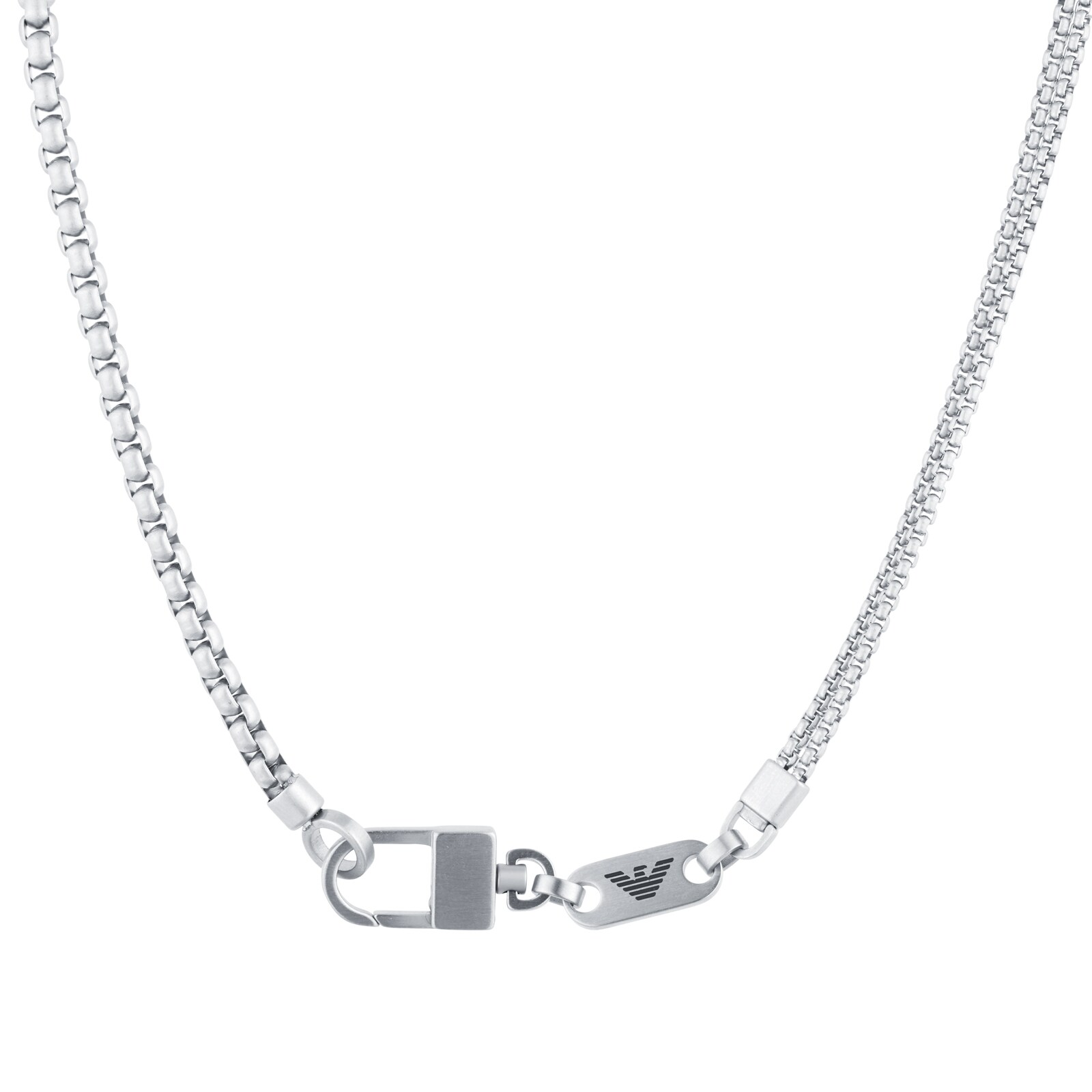 Armani Mens Silver Chain Necklace 