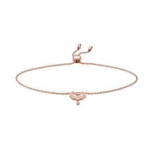 Emporio Armani Ladies Rose Gold Coloured Sterling Silver Bracelet