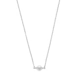 Emporio Armani Ladies Stainless Steel Fresh Water Pearl Necklace