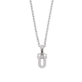 Emporio Armani Mens Fashion Stainless Steel Necklace