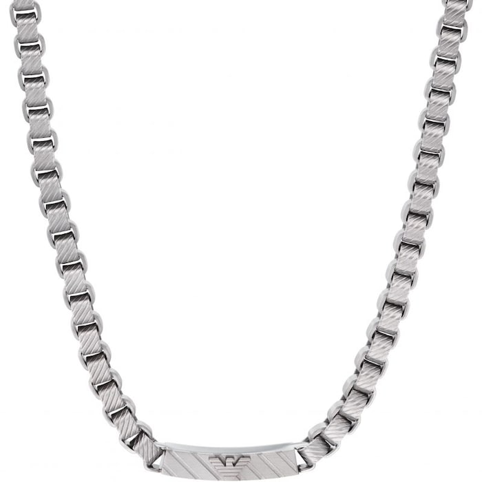 Emporio Armani Gents Stainless Steel Chain Necklace EGS2922040 | Goldsmiths