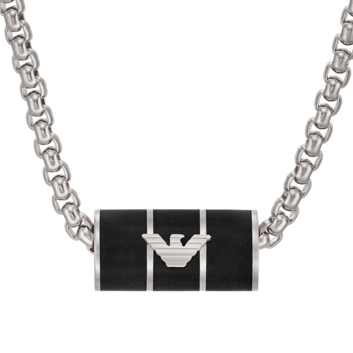 Emporio Armani Mens Stainless Steel Necklace