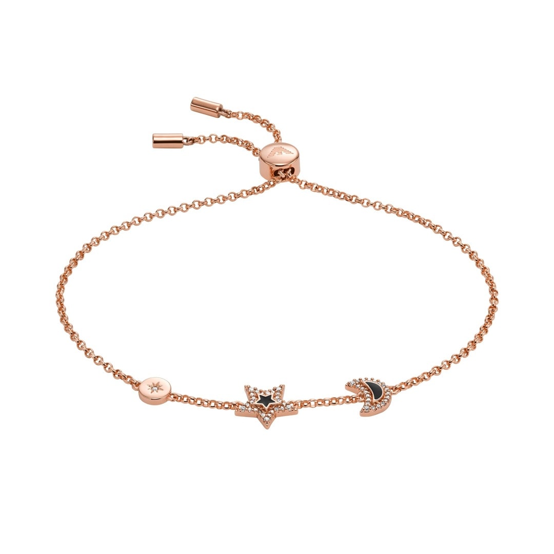 Emporio Armani Ladies Rose Gold Tone Bracelet
