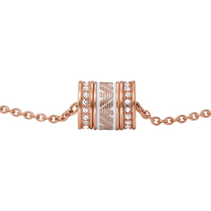 Emporio Armani Ladies Rose Gold Coloured Bracelet