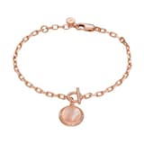Emporio Armani Ladies Rose Gold Coloured Mother Of Pearl Bracelet