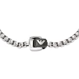 Emporio Armani Mens Stainless Steel Chain Bracelet