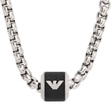 Emporio Armani Mens Stainless Steel Chain Necklace