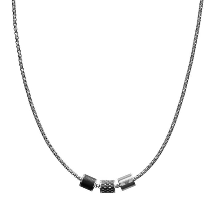 Emporio Armani Mens Stainless Steel Necklace