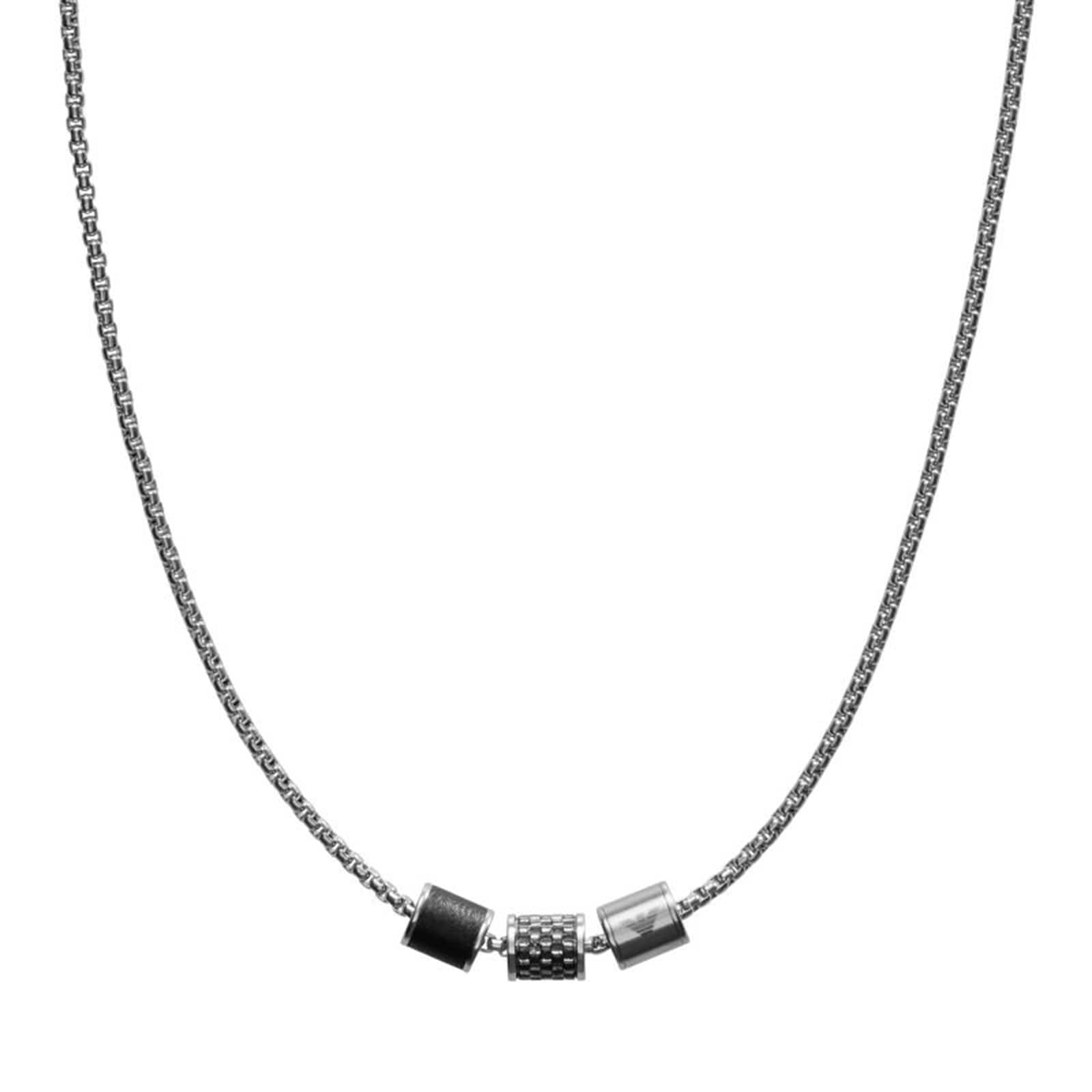 Emporio Armani Mens Stainless Steel Necklace