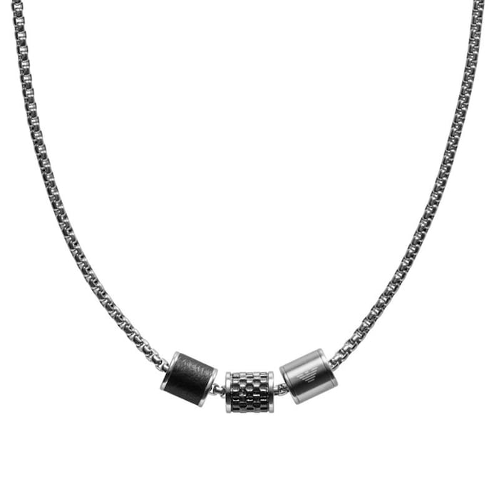 Emporio Armani Mens Stainless Steel Necklace