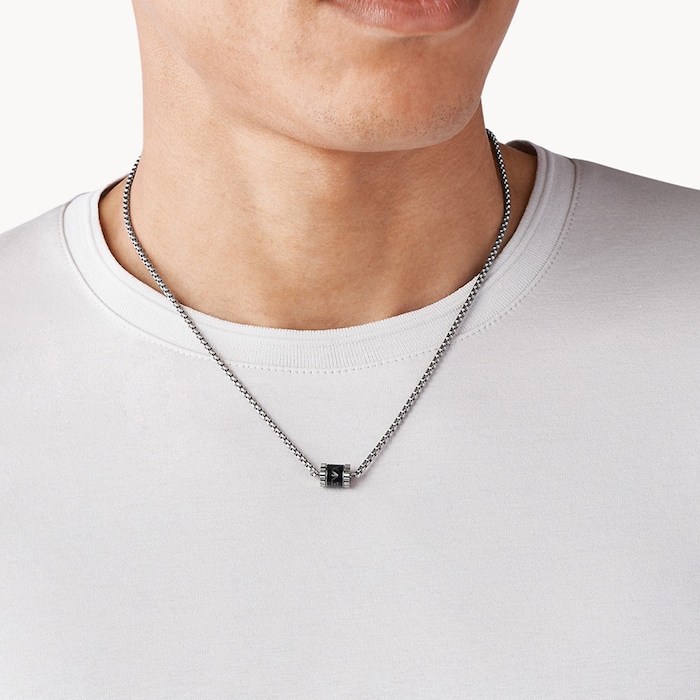 Emporio Armani Mens Stainless Steel Necklace