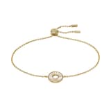 Emporio Armani Womens Yellow Gold Coloured Mother Of Pearl Chain Bracelet