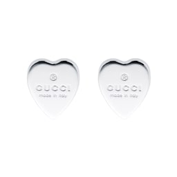 37340041 - Trademark Silver Heart Earrings