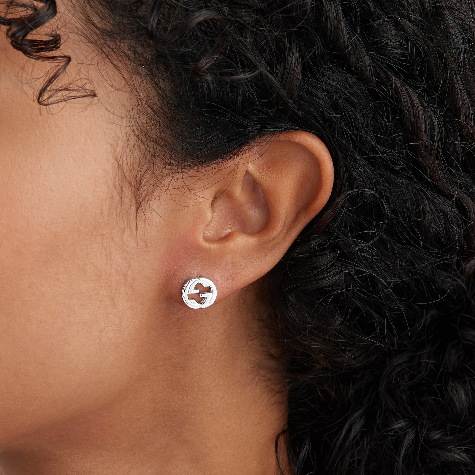 Gucci Interlocking G Stud Earrings YBD35628900100U Goldsmiths