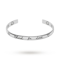37340770 - Exclusive Blind For Love Silver 6mm Bangle