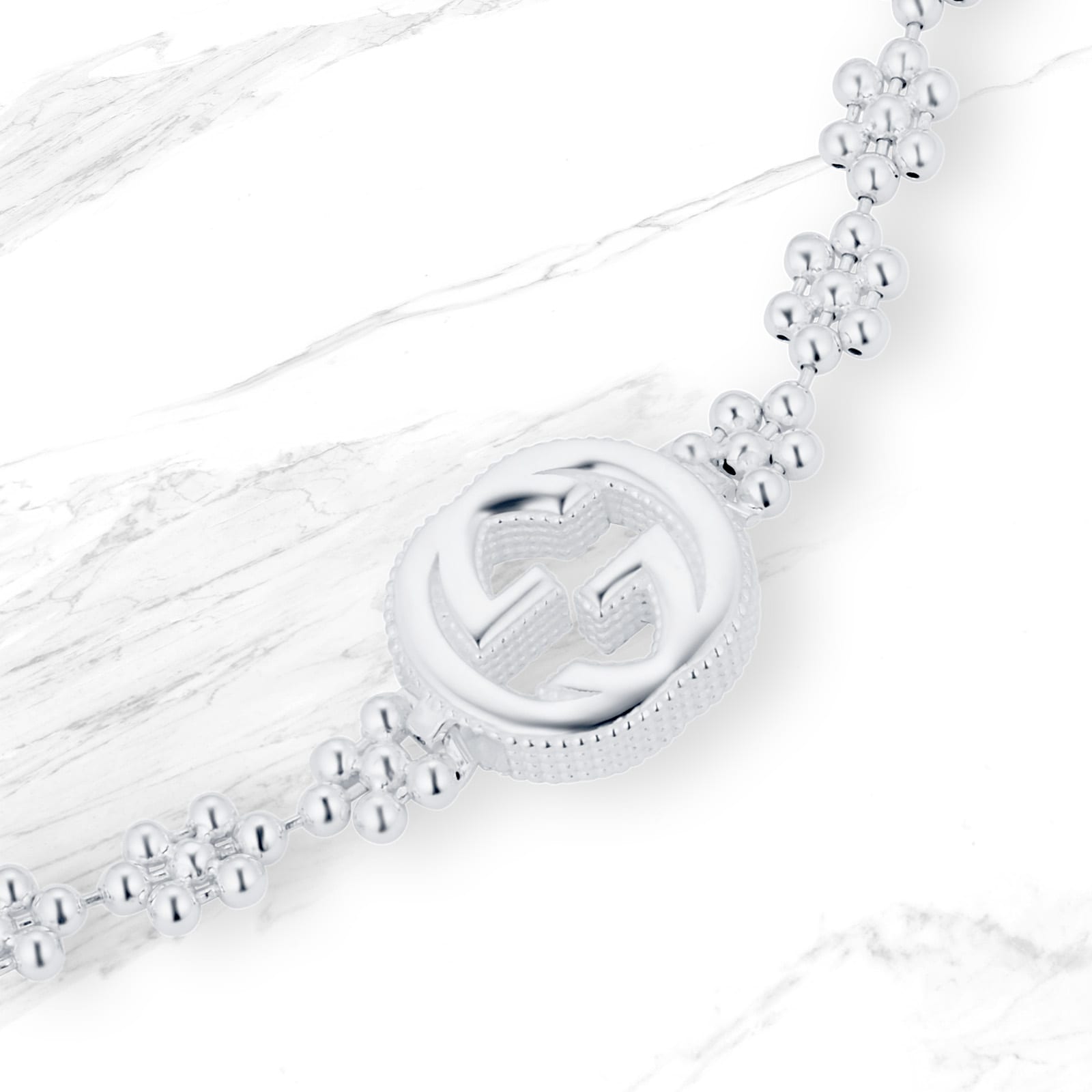 Gucci Gucci Interlocking Bracelet in Silver Gucci Gucci Interlocking Bracelet in Silver