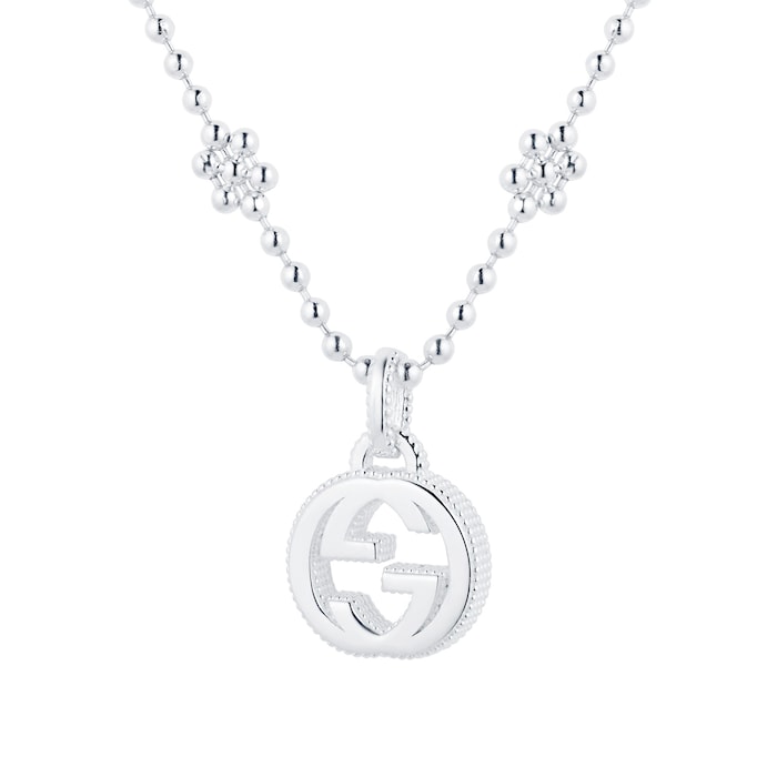 Gucci Interlocking G Necklace in Silver