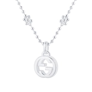 Gucci Gucci Interlocking Sterling Silver Necklace
