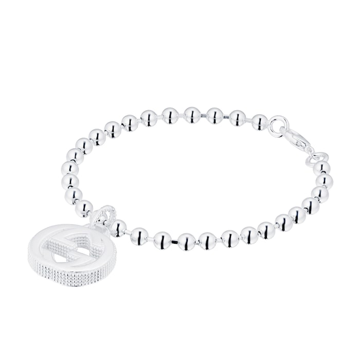 Gucci Interlocking G Bracelet in Silver