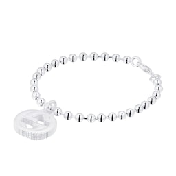 37340781 - Gucci Interlocking Sterling Silver Bracelet