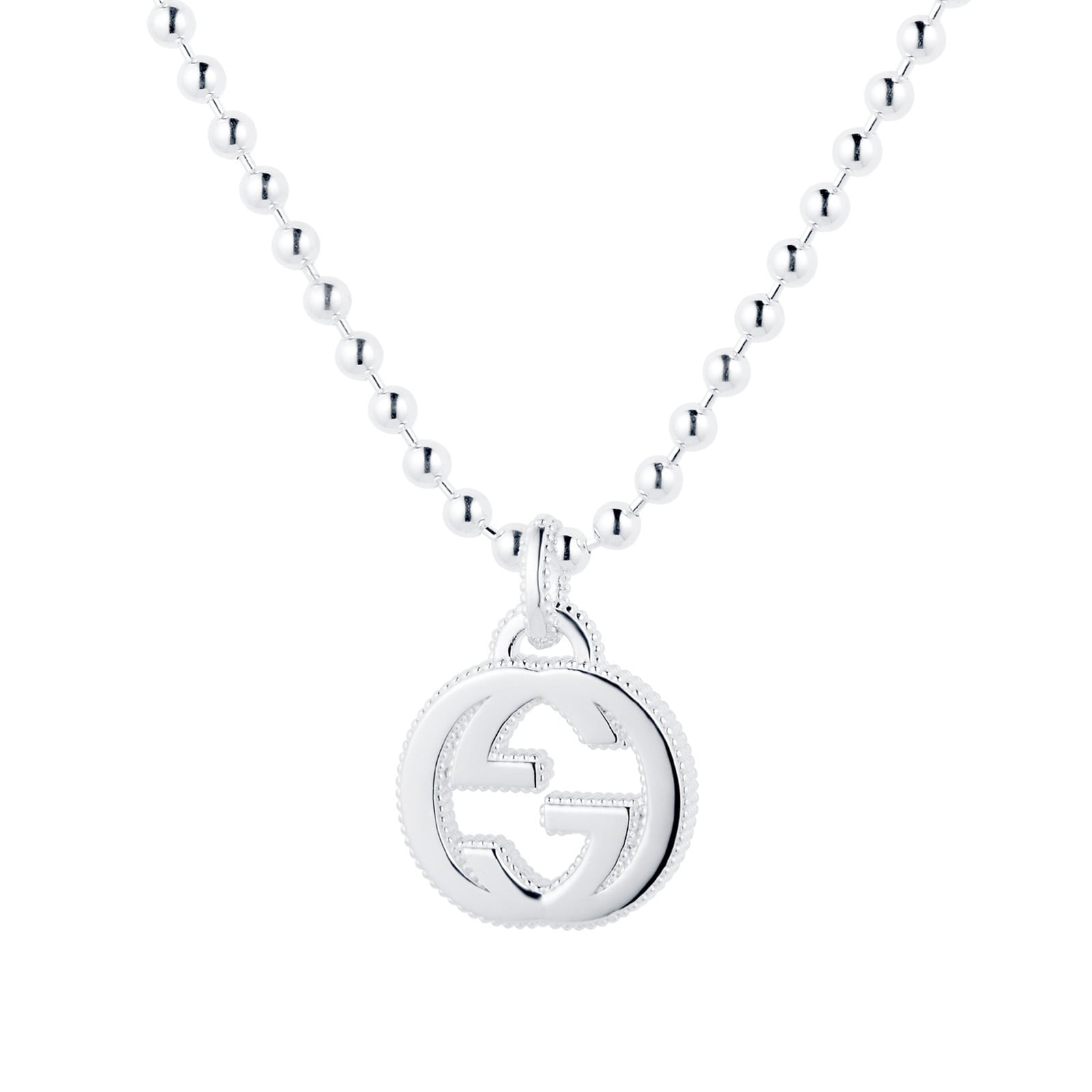 Gucci Gucci Interlocking Necklace in Silver