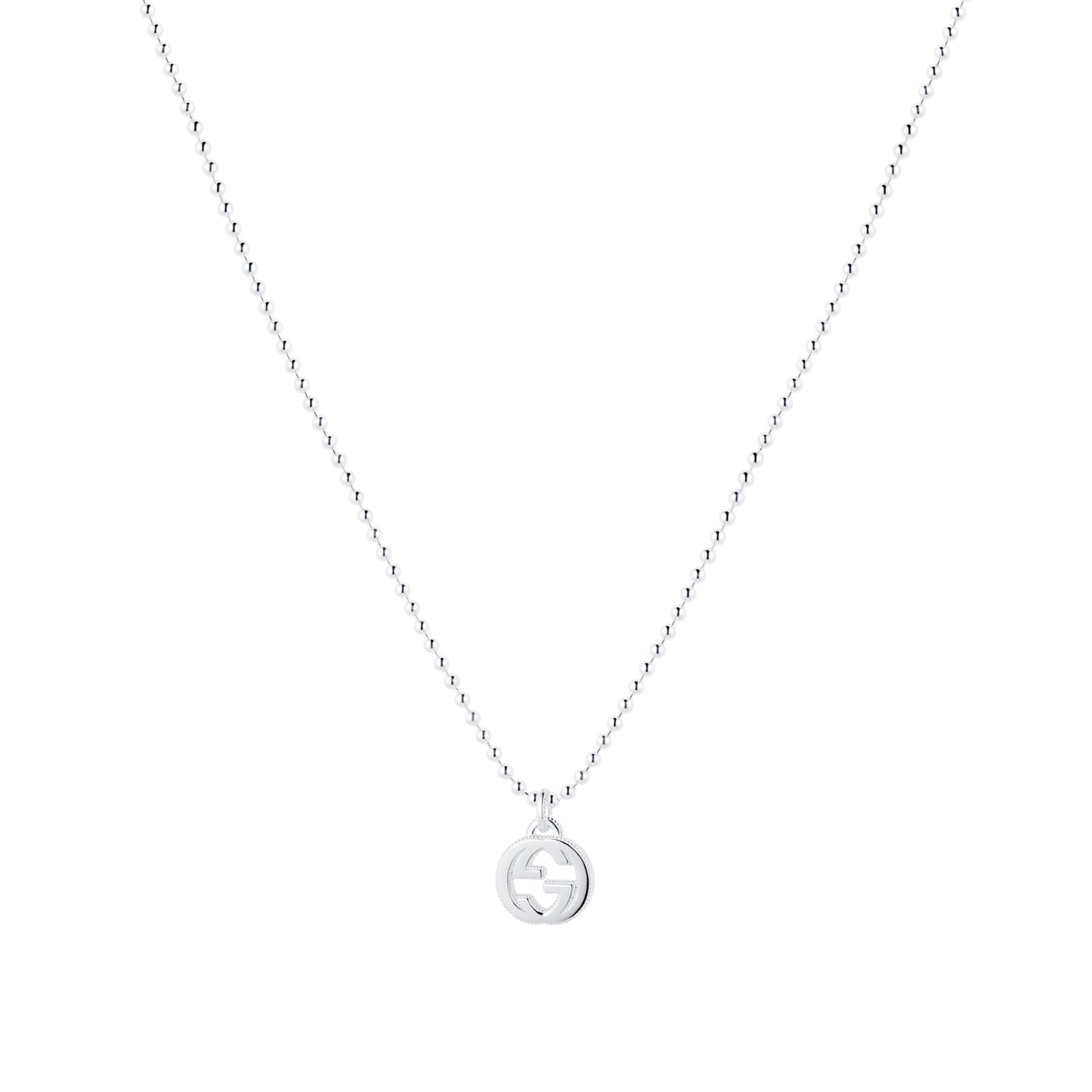 Gucci Gucci Interlocking Necklace in Silver Gucci Gucci Interlocking Necklace in Silver