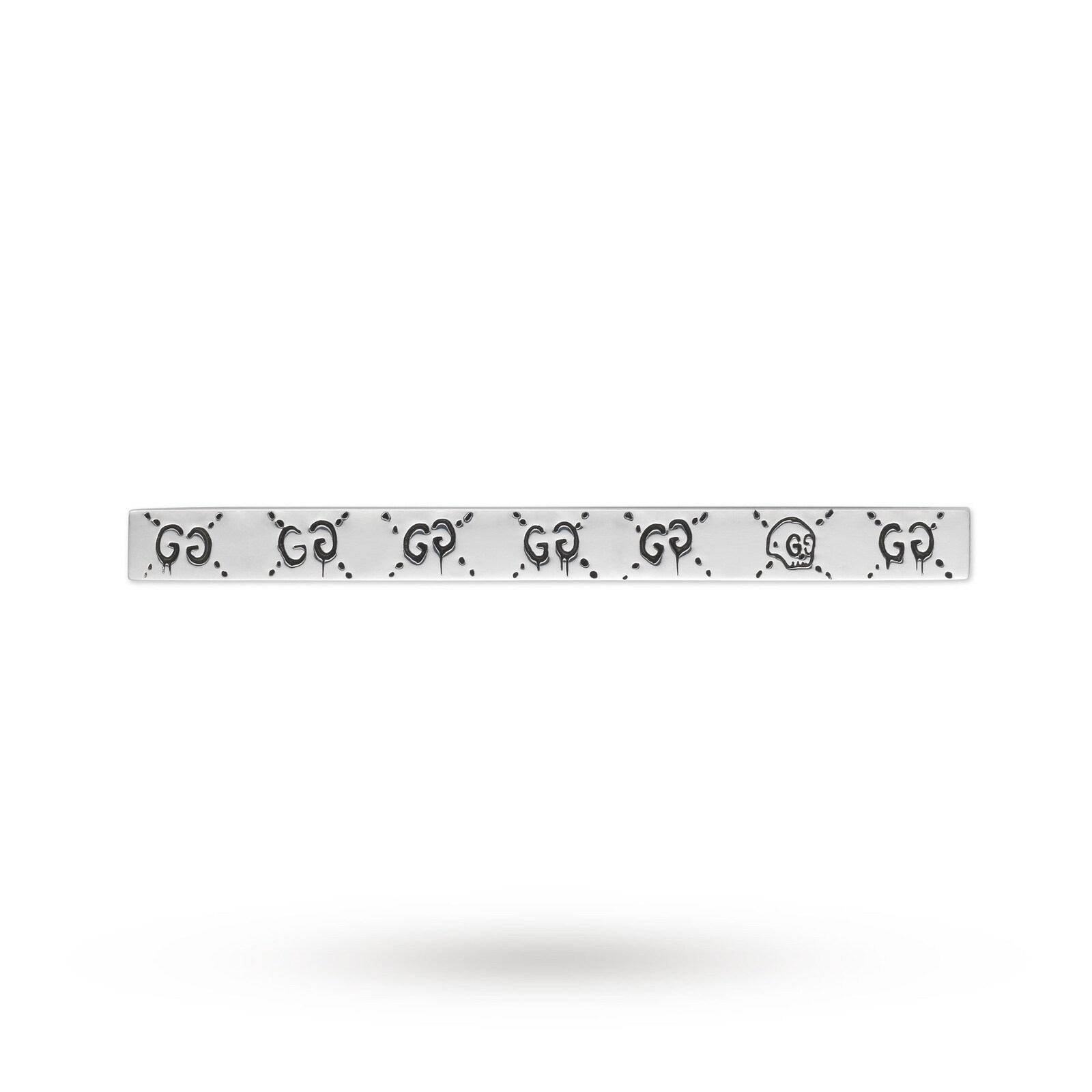 Gucci Ghost Tie bar in Silver