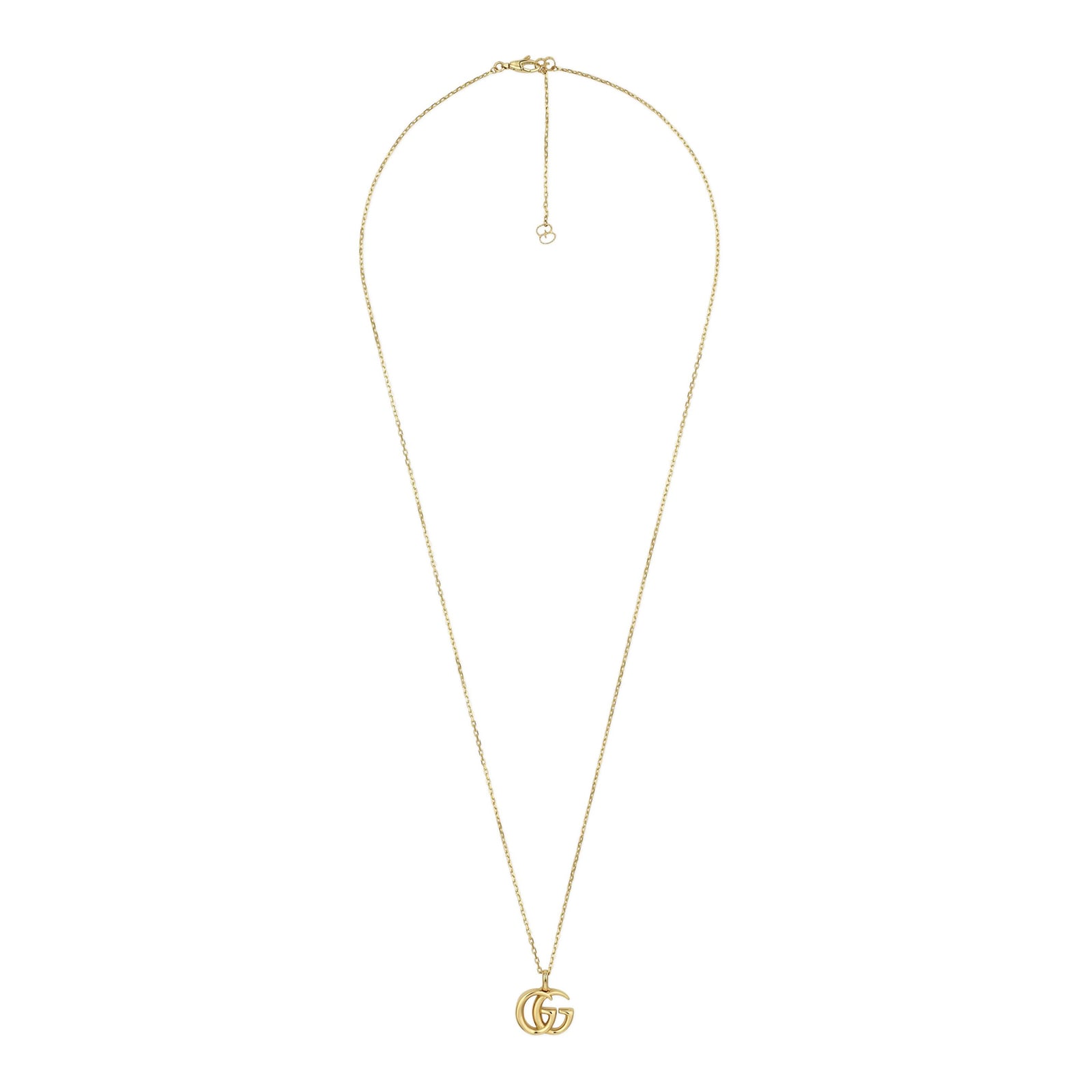 Gucci 18ct Yellow Gold Double G Small Necklace