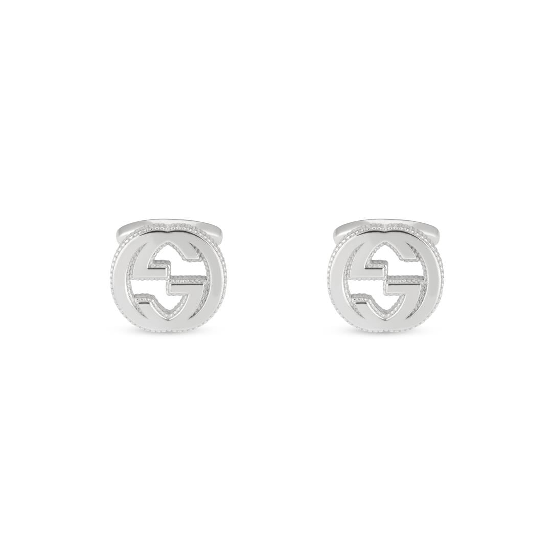 Gucci Gucci Interlocking Sterling Silver Cufflinks Gucci Gucci Interlocking Sterling Silver Cufflinks