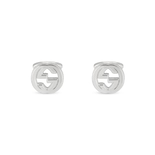 Gucci Gucci Interlocking Sterling Silver Cufflinks