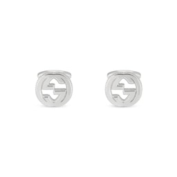 37340856 - Gucci Interlocking Sterling Silver Cufflinks