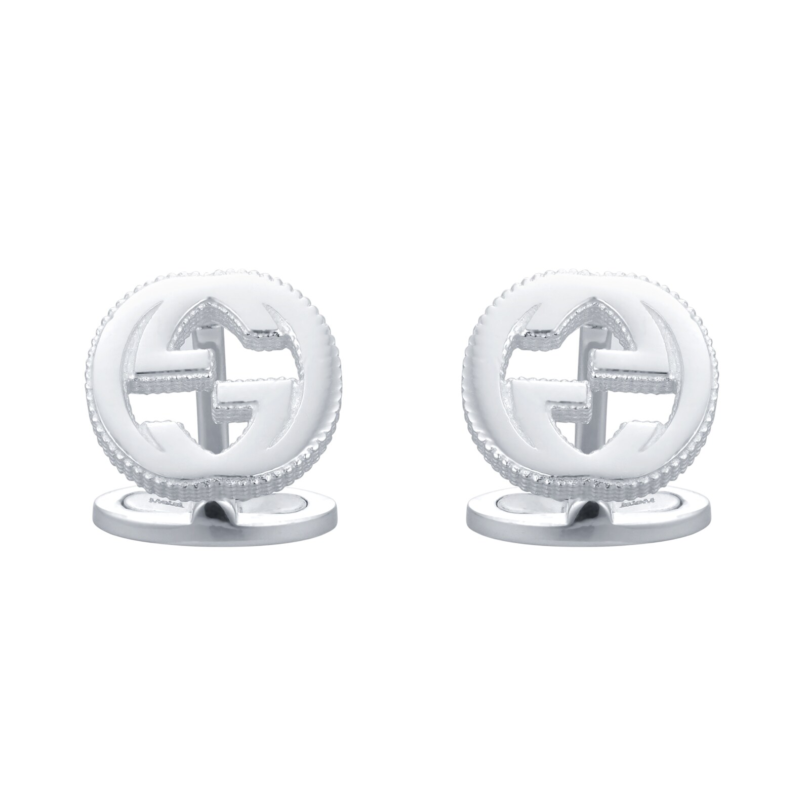 Gucci Gucci Interlocking Sterling Silver Cufflinks Gucci Gucci Interlocking Sterling Silver Cufflinks