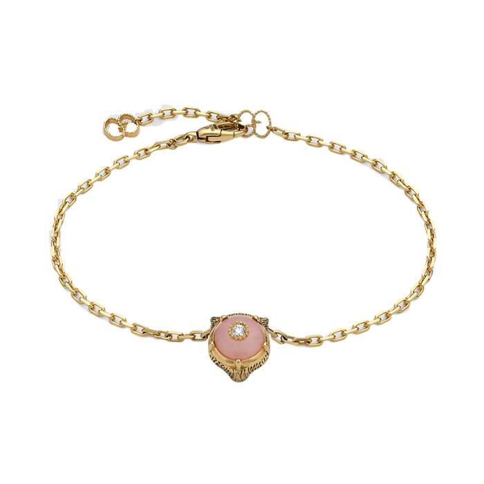 Gucci Le Marche des Merveilles Pink Opal & Diamond Bracelet