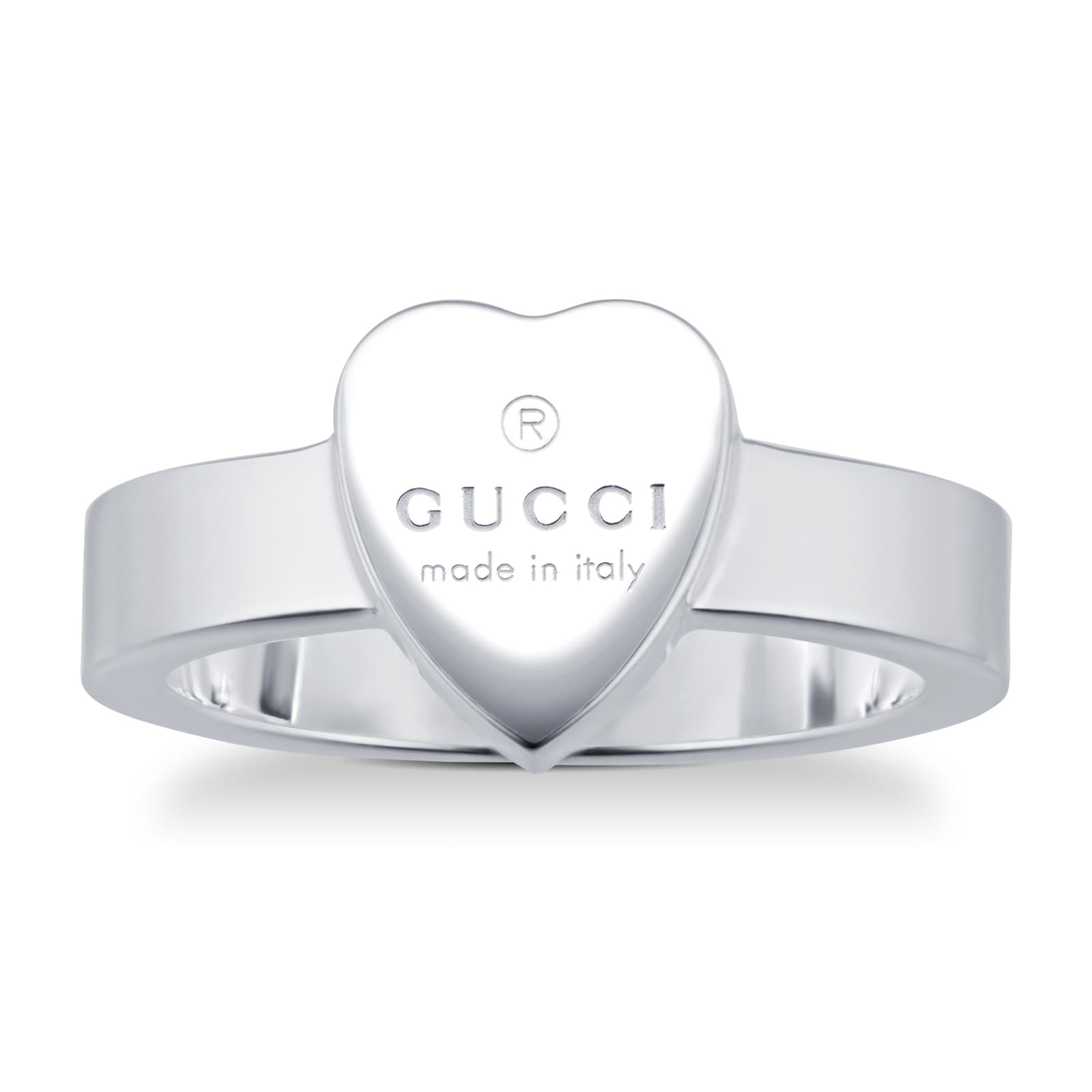 Trademark Silver Heart Ring - Ring Size M