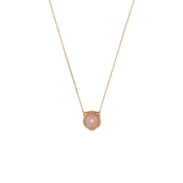 Gucci Le Marche des Merveilles Pink Opal & Diamond Necklace