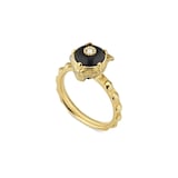 Gucci Le Marche des Merveilles Black Onyx & Diamond Ring