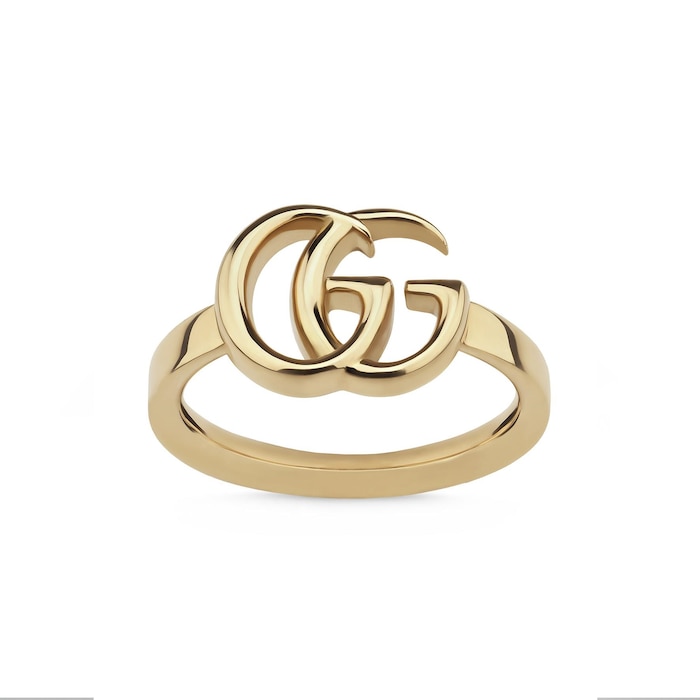 Gucci 18k Yellow Gold Running GG Ring Size 6.25