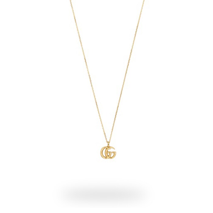 Gucci Small Double G 18ct Yellow Gold Necklace