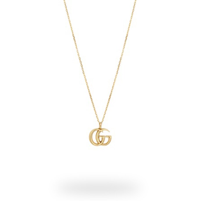 Gucci Large Double G 18ct Yellow Gold Necklace