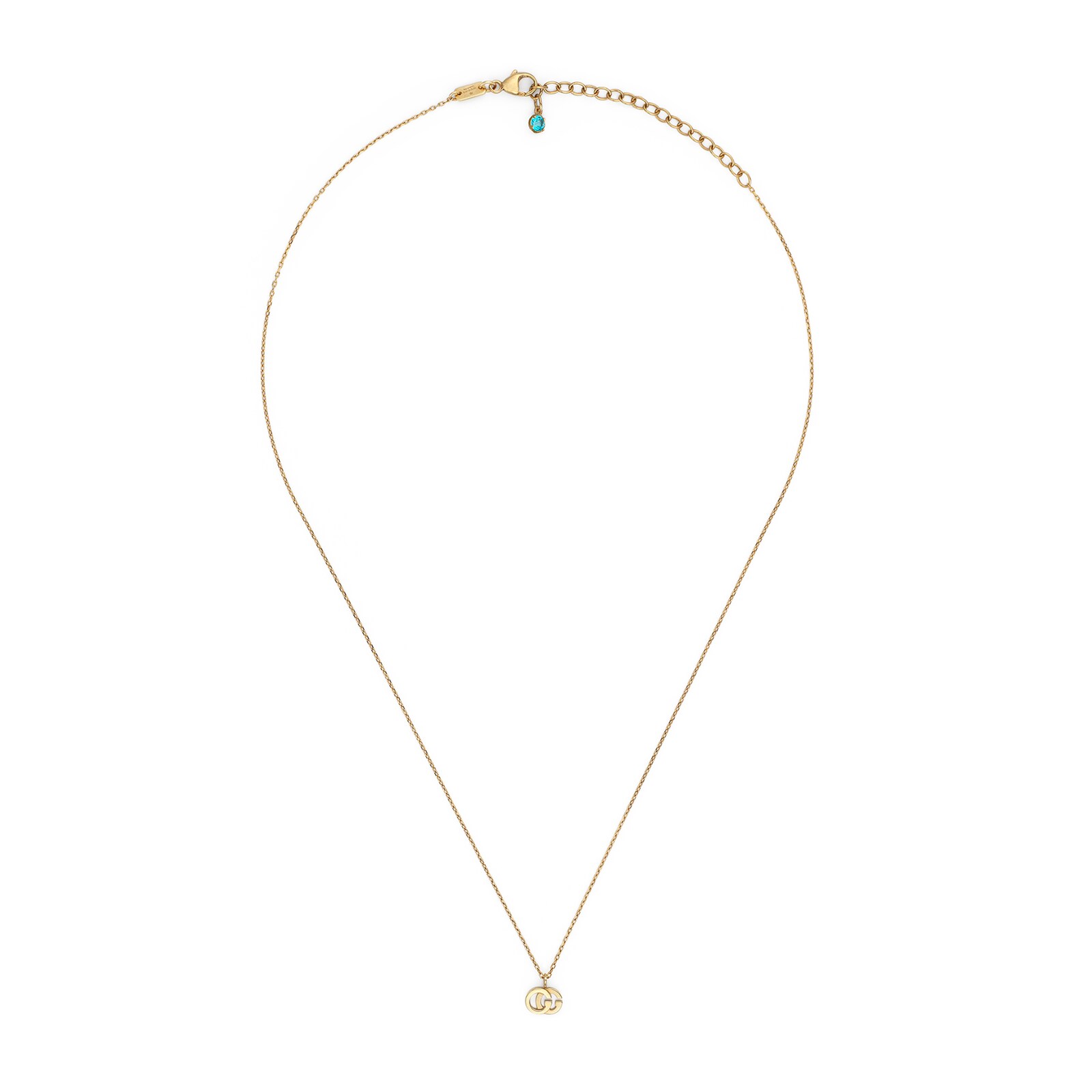 Gucci Exclusive Running G Blue Topaz Necklace
