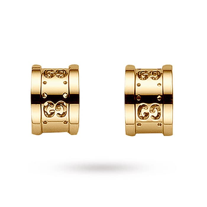 Gucci Icon 18ct Yellow Gold Stud Earrings