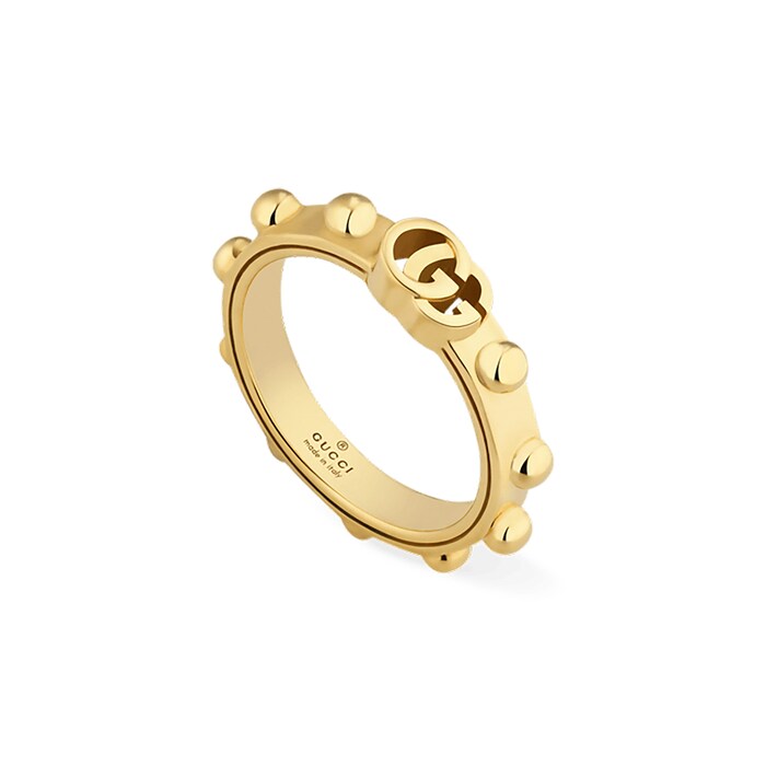 Gucci GG Running 18ct Yellow Gold Ring
