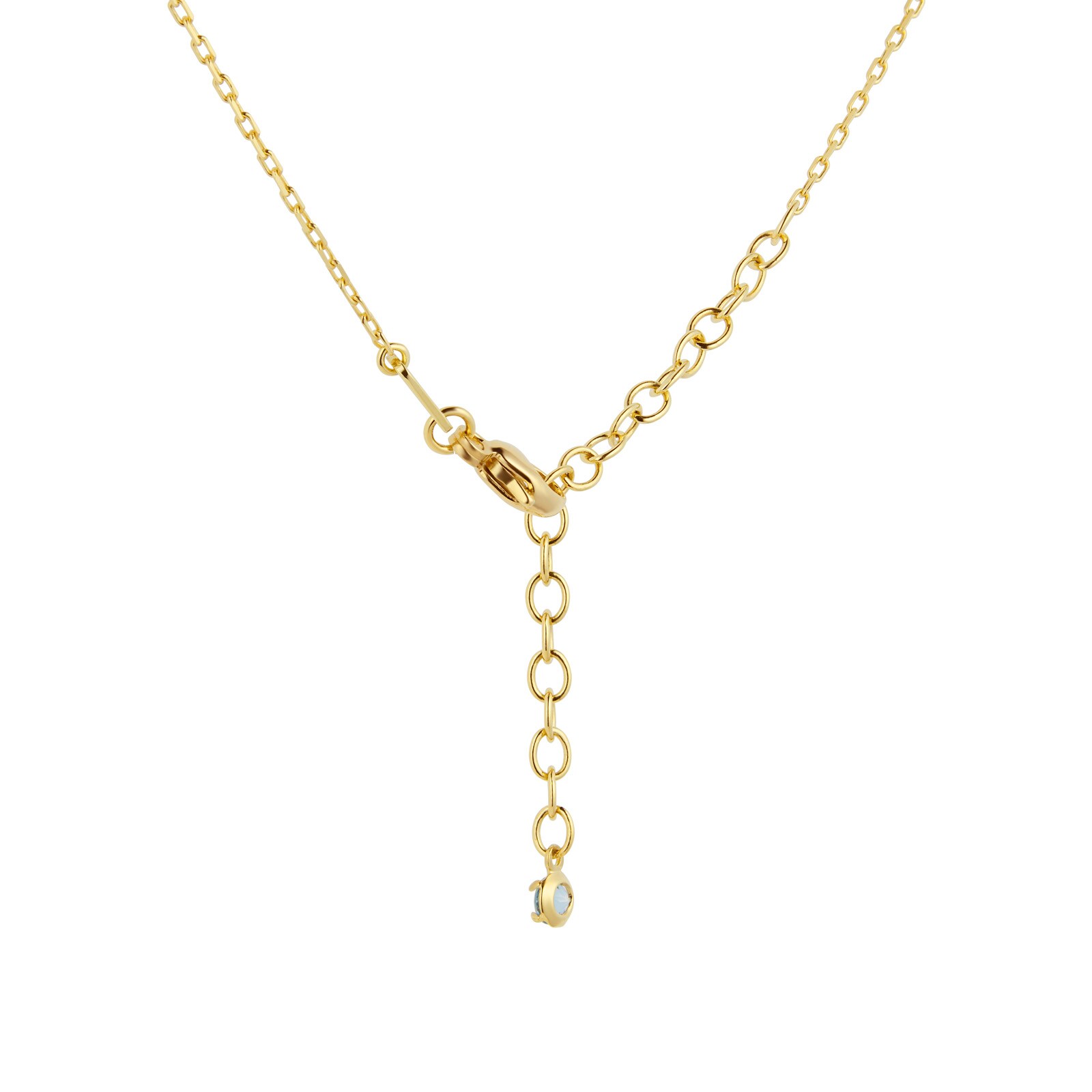 Gucci Running G Blue Topaz Necklace