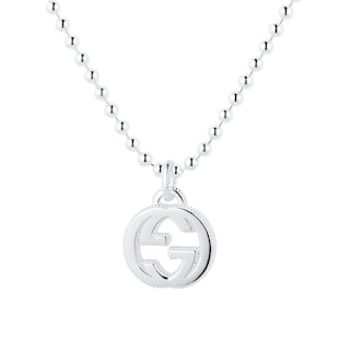 Gucci Gucci Interlocking Sterling Silver Necklace