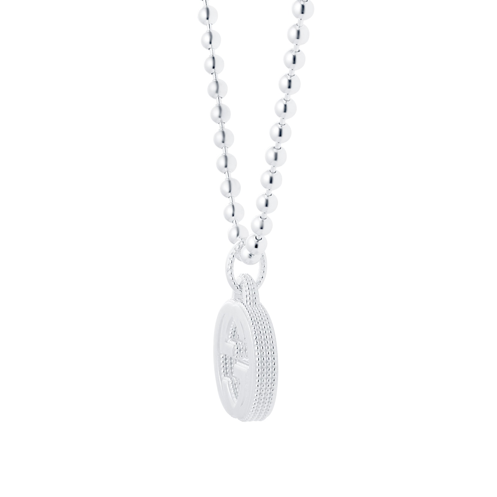 Gucci Gucci Interlocking Sterling Silver Necklace Gucci Gucci Interlocking Sterling Silver Necklace