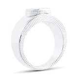 Gucci Interlocking G Ring In Silver