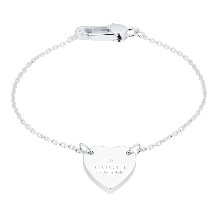 Gucci Bracelet with Gucci trademark heart - 18cm