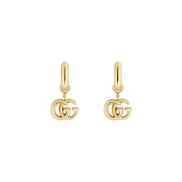 37340990 - 18ct Yellow Gold GG Running Drop Earrings