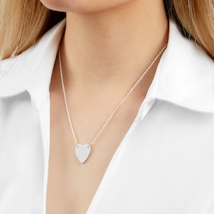 Gucci Trademark Necklace with heart pendant